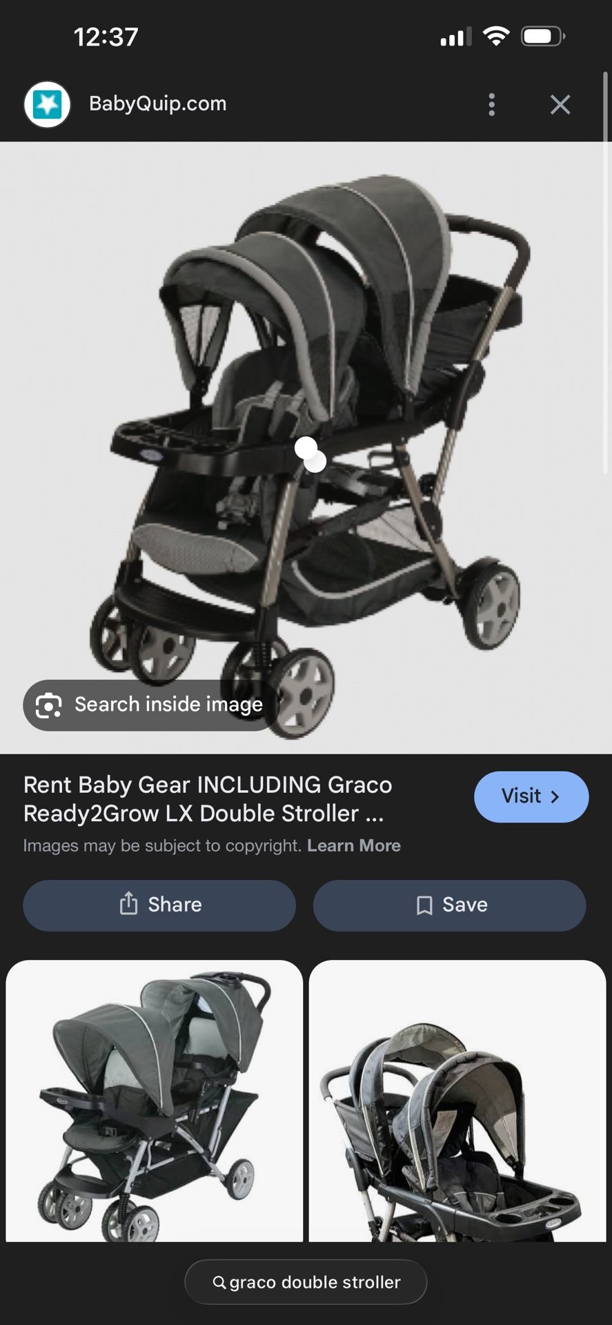 Graco Double Stroller 