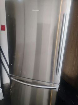 Hisense Bottom Freezer Refrigerator Stainless Steel
