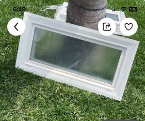 Used Retro fit bathroom window