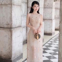 Sleeveless Sequin Dress