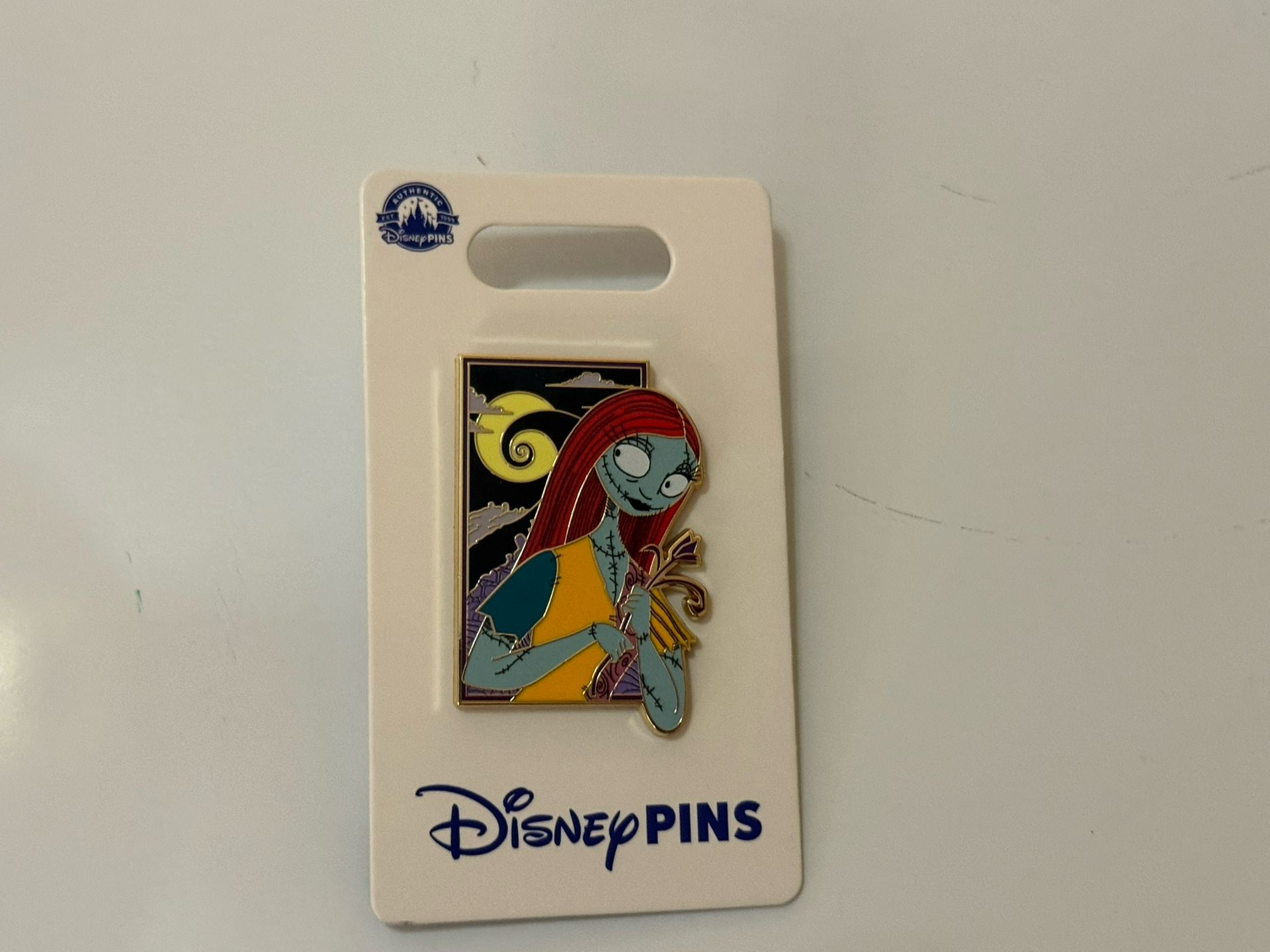Disney Pin featuring Sally from Tim Burton's The Nightmare Before Christmas. 