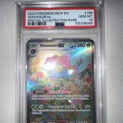 Venusaur ex 198/165 Pokemon 151 Special Illustration Rare PSA 10