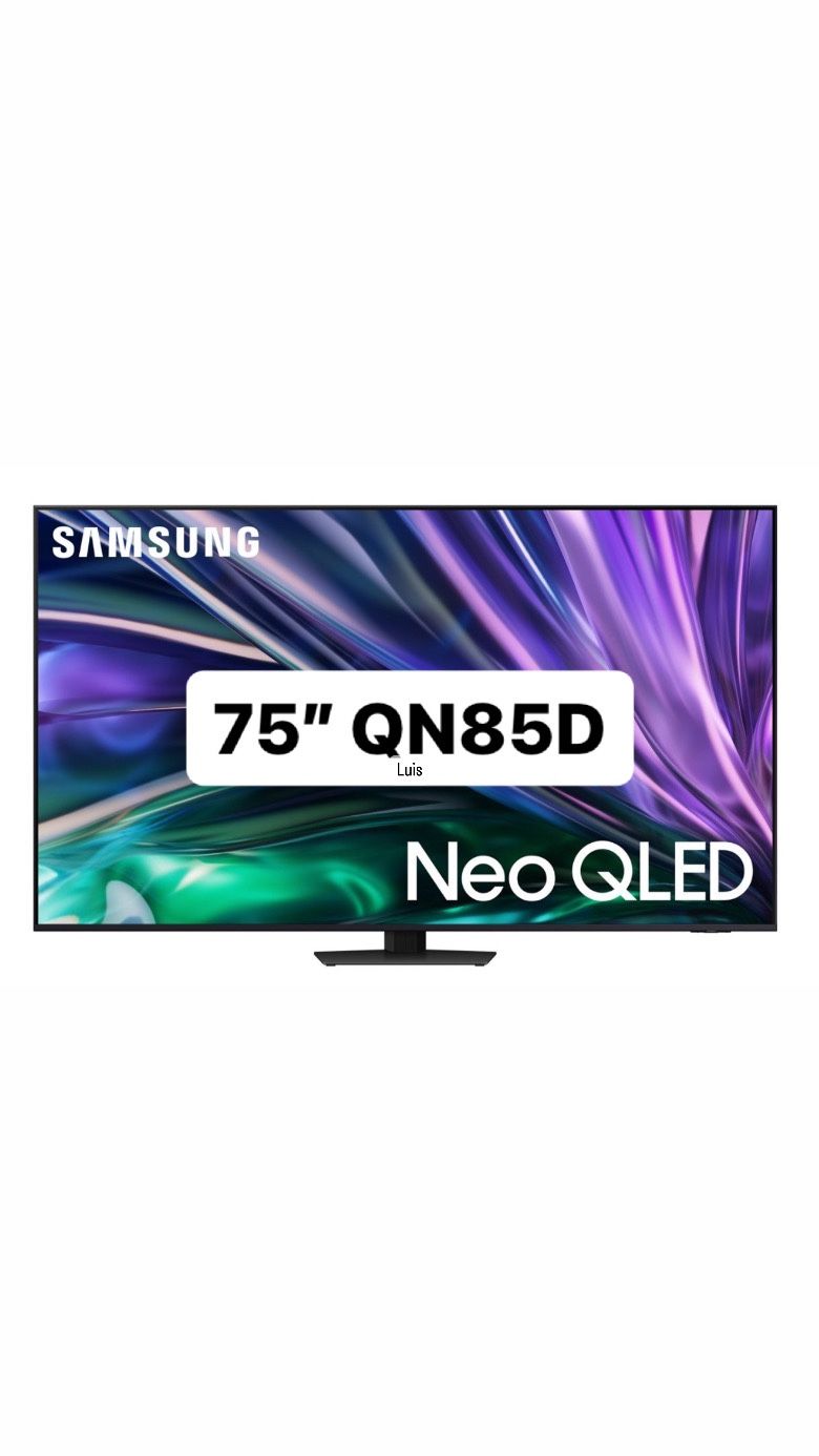 SAMSUNG 75-Inch Class Neo QLED 4K QN85D Series Neo Quantum HDR+, Dolby Atmos, Object Tracking Sound+, Gaming Hub, Q-Symphony, Smart TV with Alexa Buil