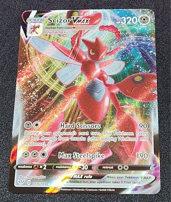 Pokemon Scizor Vmax Card