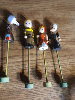 Old Wooden Dolls