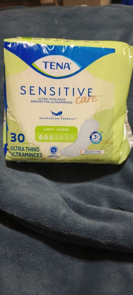 Tena Ultra Thin Light Incontinence/Bladder Control Pads for Women 30 Count 9 packs available