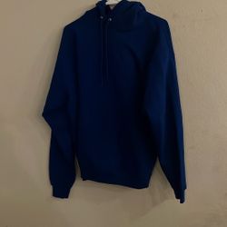 Blue hoodie 