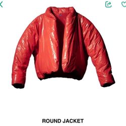 Brand New Red YZY XL Gap Puffer Jacket 