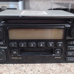 2001-2004 TOYOTA Tacoma A56(contact info removed)0-AD020 OEM Radio Stereo Tape CD Player
