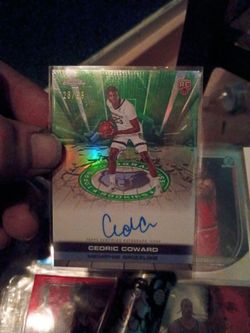 Cedric coward rookie auto 28/99