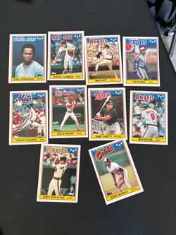 1988 Topps Baseball Cards Lot of 10