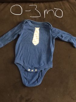 0-3 month onesie