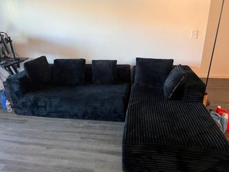 Black couches