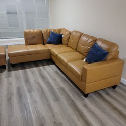 Brown/Tan Couch