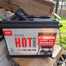 Zodi performance outdoor hot shower