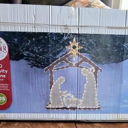 New Led Nativity Set $50 