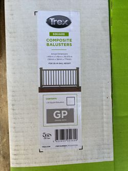 8’ Trex transcend Railing