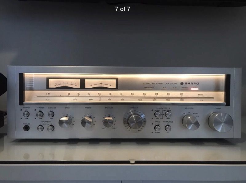 Sanyo JCX-2400K vintage Hi-Fi receiver