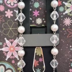 New Pearls Crystal Dangle Earrings