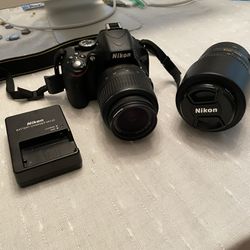 Nikon D5100 With Two Lenses