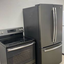 Ge Stove And Refrigerator 