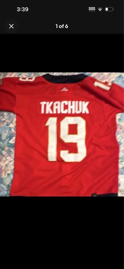 Authentic 2024 Stanley cup patch Matthew tkachuk red Florida panthers jersey size 52