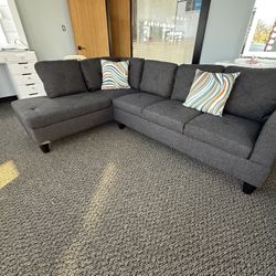 New Gray Sectional 