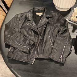 Michael Kors Leather Jacket 