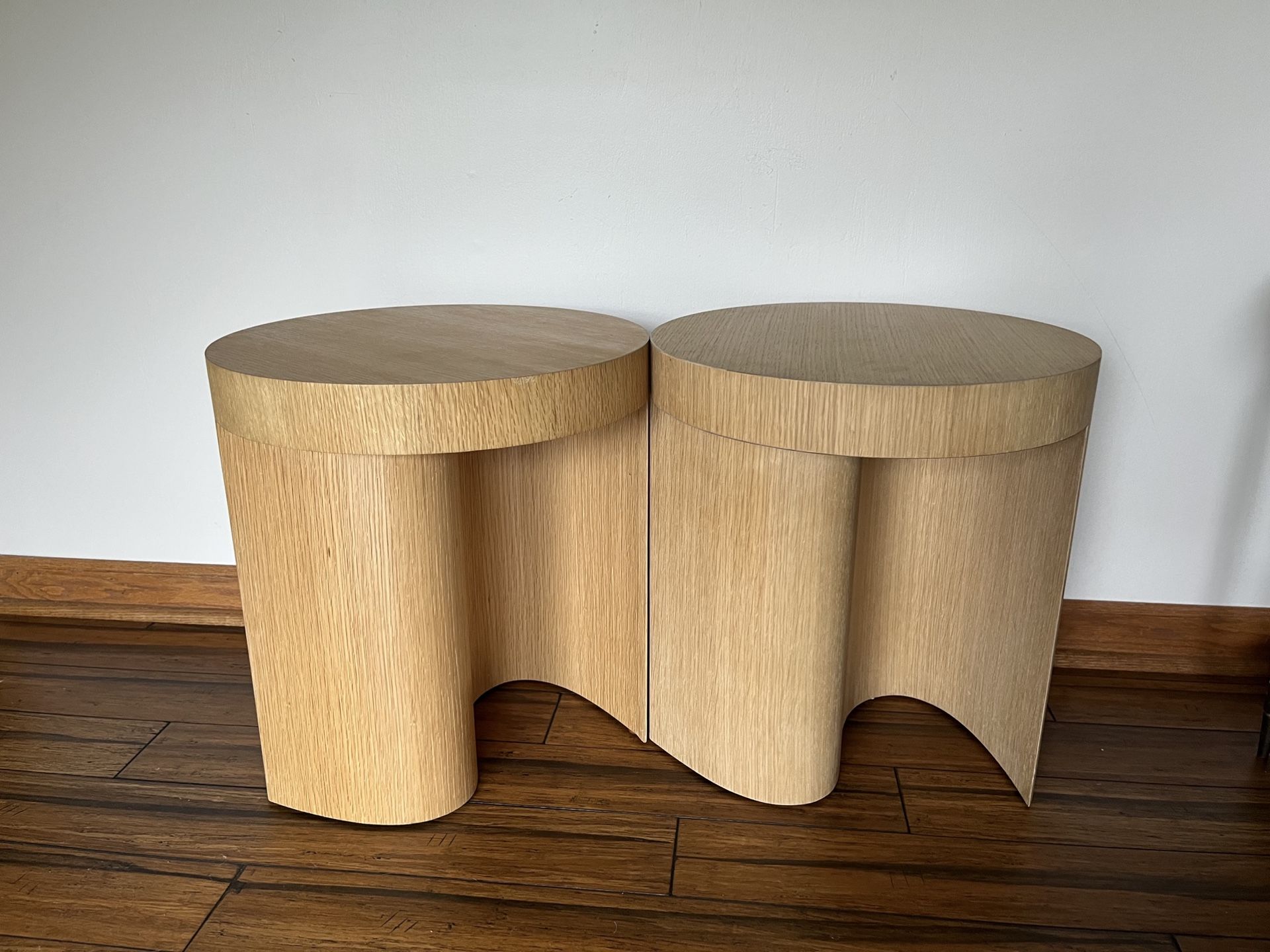 Artistic Asymmetric Curved Coffee Table. Set Of 2, Cloud Coffee Table ,Nesting Coffee Table,End Table, Sidetable