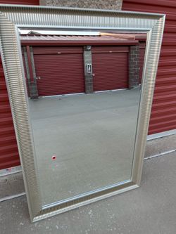 Large Silver Mirror