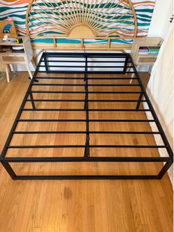 Black Metal Bed frame Full