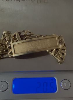 💎 Men’s 14K Gold Bracelet – 20.5G – Luxurian Look 🔥