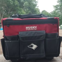Husky Rolling Tool Bags, Black, 18"