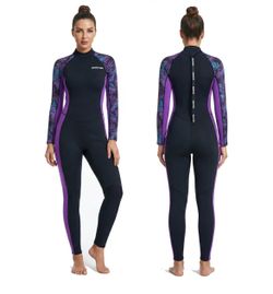 New XL Full-body Wetsuit  Black and Purple