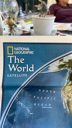VTG world map/ephemera