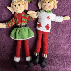 Christmas Elf Boy And Girl