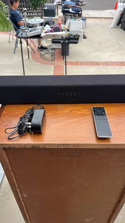 Vizio Soundbar with Remote and Power Adapter
