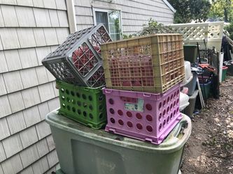 Lots of milk crates only five dollars each pick up in Glenbernie