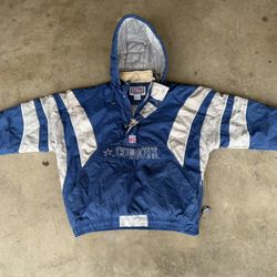 Vintage Dallas Cowboys Starter Quarter Zip Windbreaker Jacket