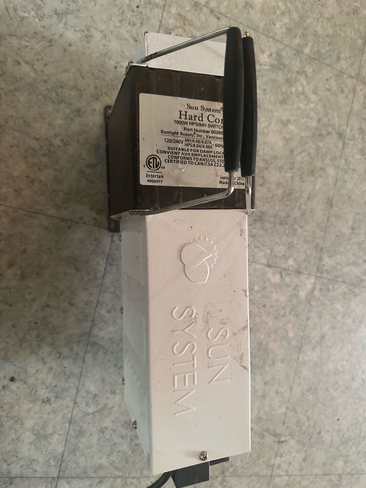 Sun System Hard Core Ballast HPS/MH 1000 Watt 277 Volt