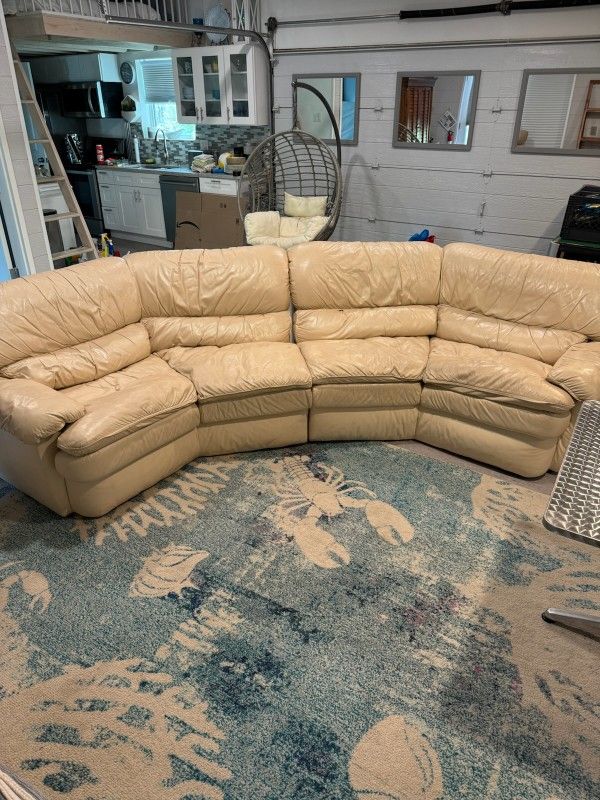 Leather Couch High End