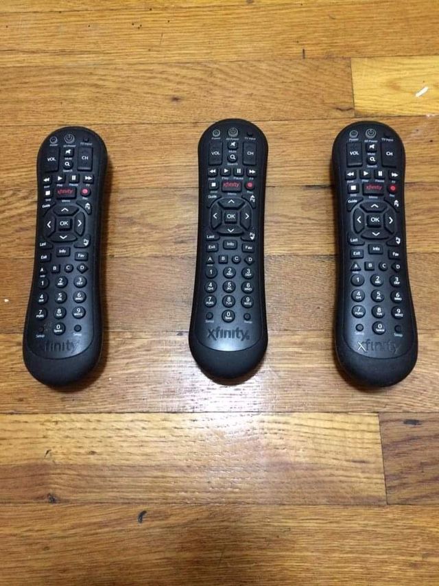 Comcast Xfinity Remotes 3 Altogether