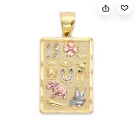 14k Lucky Charm Pendant