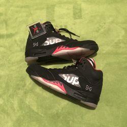 Supreme jordan retro 5 size 10