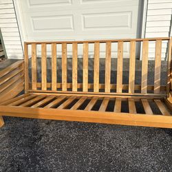 Solid Oak Futon Frame