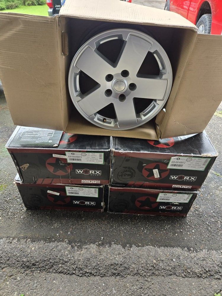 Jeep Wrangler Rims Set Of 5