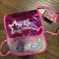 Barbie Backpack With Unicorn Plushy 