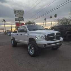 Chrome Rims And Tires With Lift Kit