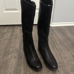 Madewell Black Leather Boots