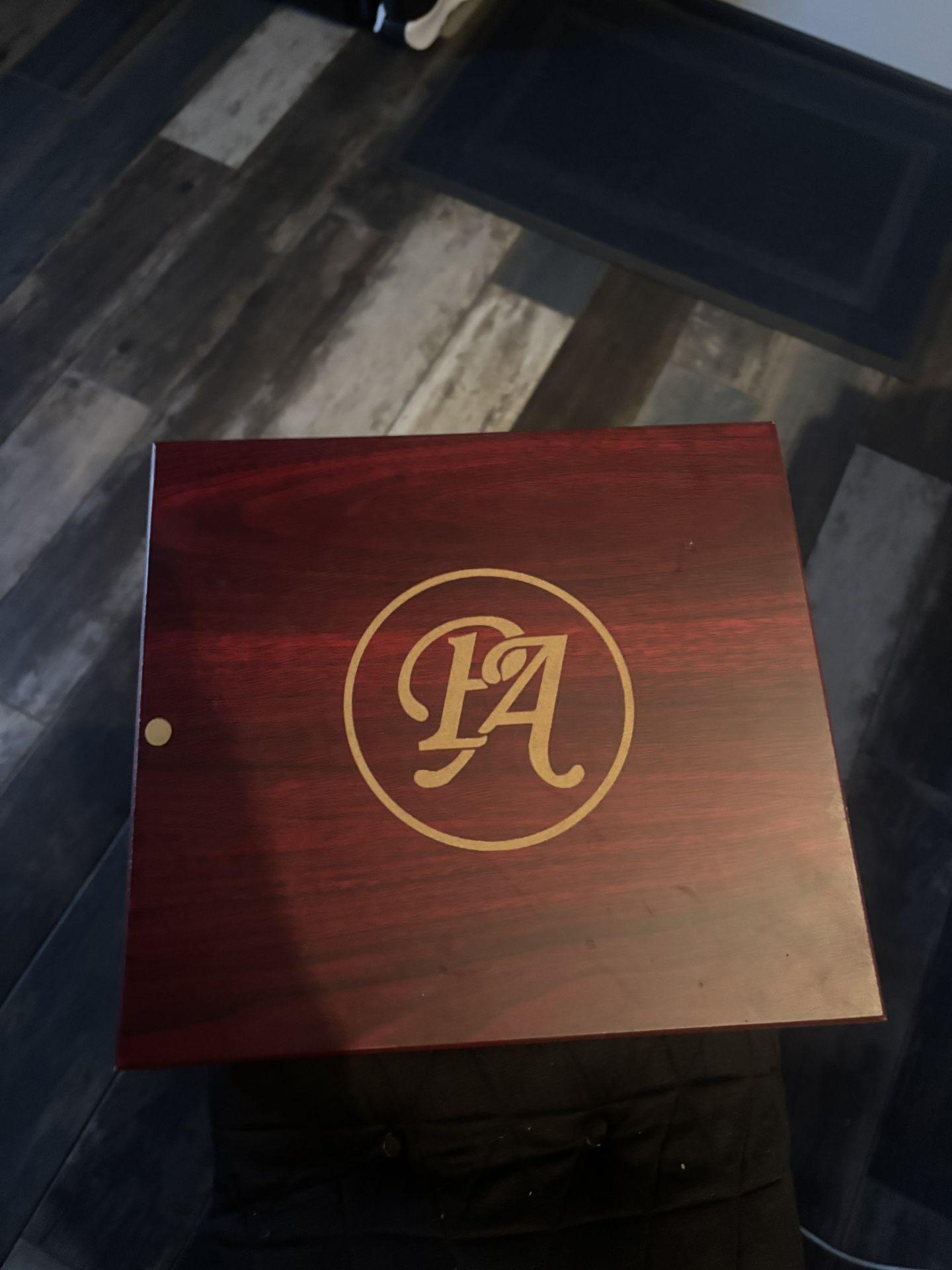 personalized Rosewood Finished Martini Set